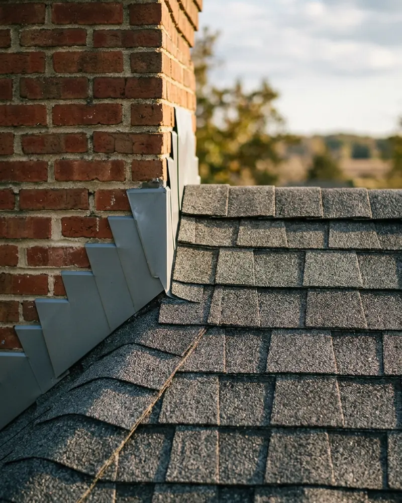 Close-up of Metal Roofing work by Beardman Building Services in Nokomis